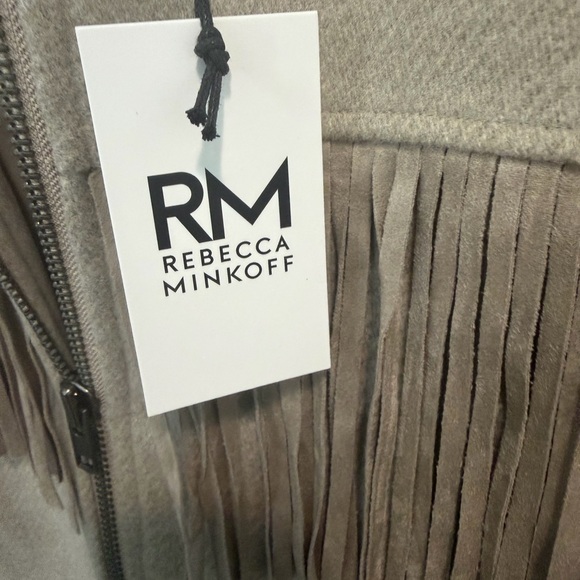 RM Fringe Jacket in Tan - Picture 5 of 9